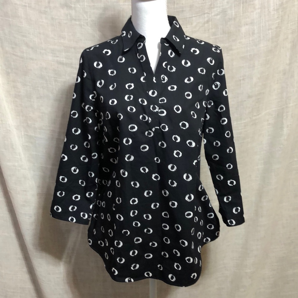 Chico’s Cotton Collard Top